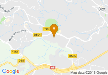 map of SophiaTech Campus