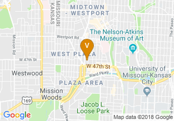 map of Hampton Inn & Suites Kansas City-Country Club Plaza