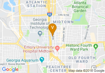 map of Georgia Tech Hotel & Conference Center