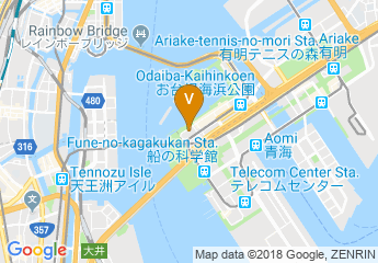 map of Hilton Tokyo Odaiba