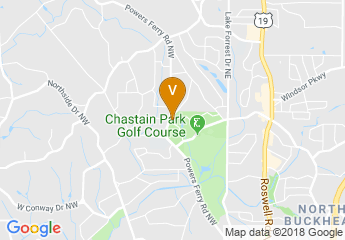 map of Chastain Park Amphitheatre