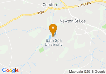 map of Bath Spa University