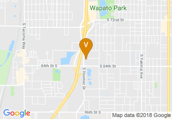 map of Hampton Inn & Suites Tacoma-Mall