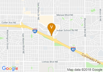 map of Albuquerque Marriott