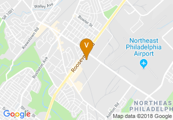 map of Four Points by Sheraton Philadelphia Northeast