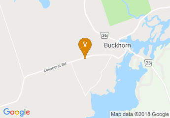 map of Buckhorn Community Centre & Athletic Association