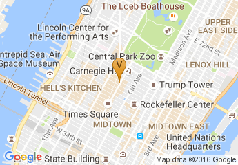 map of convene at 810 seventh avenue