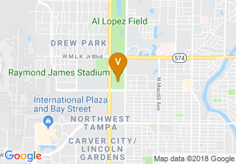 map of Raymond James Stadium