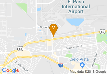 map of El Paso Marriott