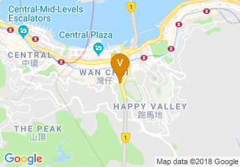 map of Dorsett Wanchai, Hong Kong (formerly Cosmopolitan Hotel)