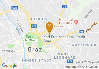 map of Karl-Franzens-University Graz