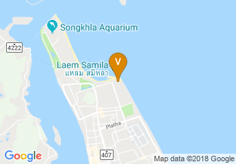 map of B. P. Samila Beach Hotel