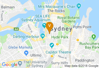 map of Central Queensland University, Campus Sydney