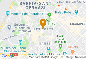 map of Hotel NH Collection Barcelona Constanza