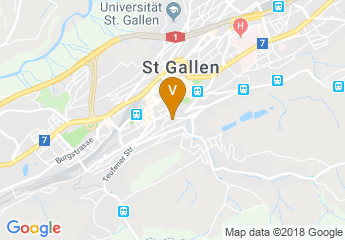 map of Einstein St.Gallen - Hotel Congress Spa