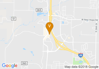 map of Embassy Suites Northwest Arkansas - Hotel, Spa & Convention Center