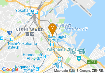 map of Yokohama Royal Park Hotel