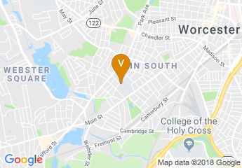 map of Clark University