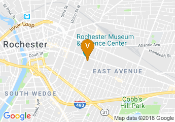 map of Rochester Museum & Science Center