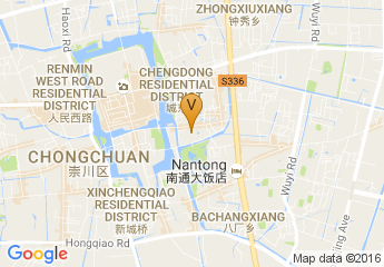 map of Nantong Sports and Exhibition Center,China