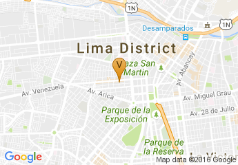 map of The Congress of the Republic peru