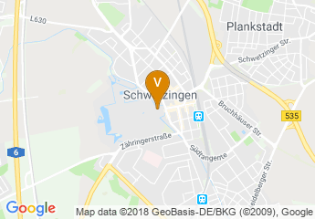 map of Schwetzingen Castle