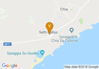 map of Chia Laguna