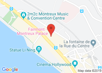 map of Fairmont Le Montreux Palace