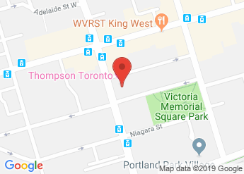 map of Thompson Toronto