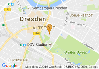 map of German Hygiene Museum