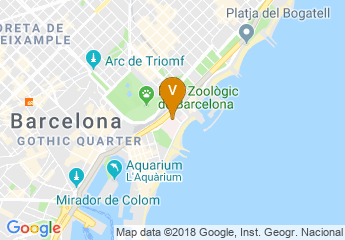 map of PRBB Barcelona Biomedical Research Park