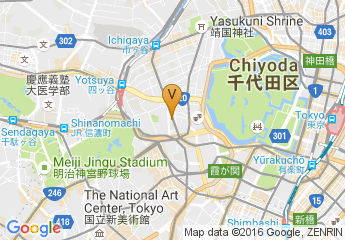 map of Toshi Center Hotel