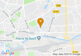 map of Inria Rennes - Bretagne Atlantique