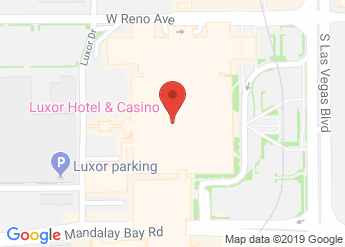 map of Luxor Hotel & Casino