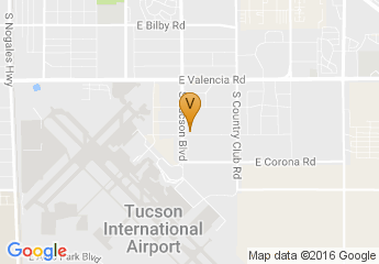 map of Hyatt Place Tucson Aiport