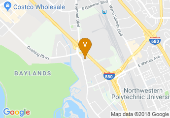 map of Fremont Marriott Silicon Valley