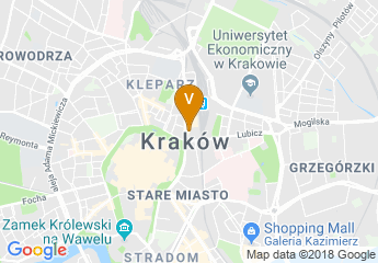 map of andel's by Vienna House Cracow