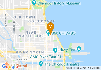 map of Hilton Chicago/Magnificent Mile Suites