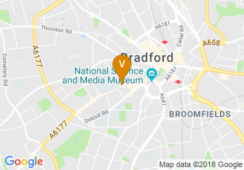 map of University of Bradford