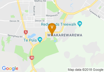 map of Holiday Inn Rotorua
