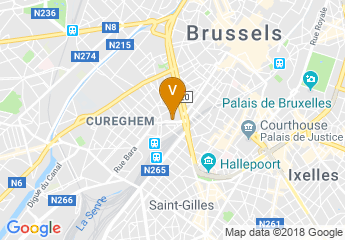 map of Hotel Mercure Brussels Centre Midi