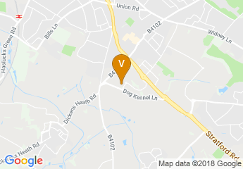 map of Village Hotel Solihull