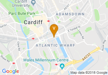 map of Hotel Novotel Cardiff Centre