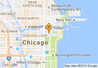 map of Aon Center Chicago