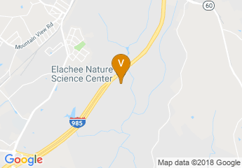 map of Elachee Nature Science Center