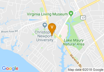 map of Christopher Newport University