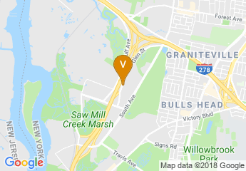 map of Hampton Inn & Suites Staten Island