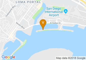 map of Hilton San Diego Airport/Harbor Island
