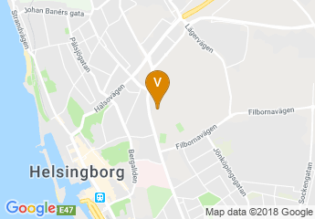 map of Helsingborg Arena