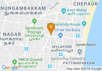 map of Savera Hotel